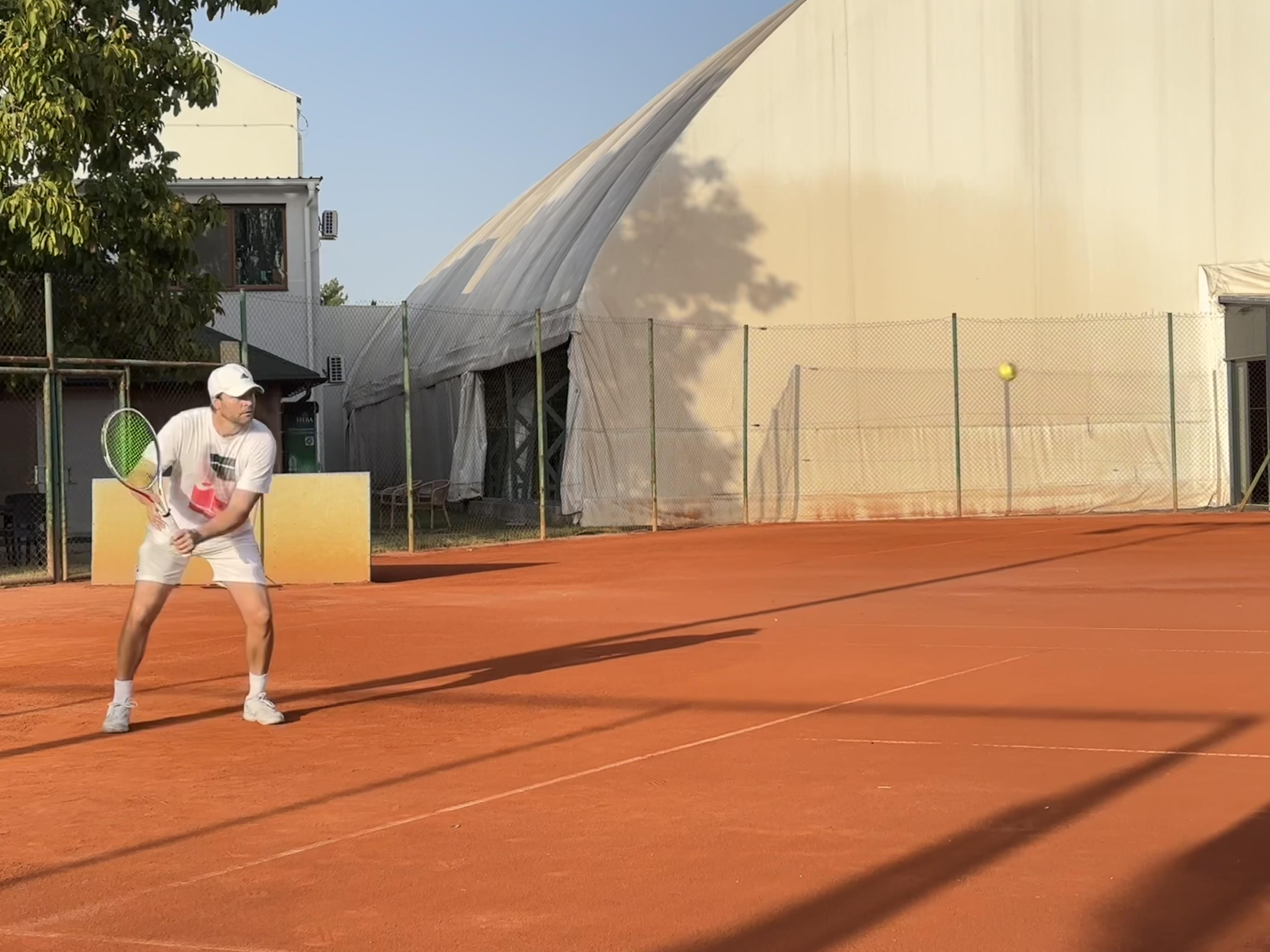 Teniski trening na terenu