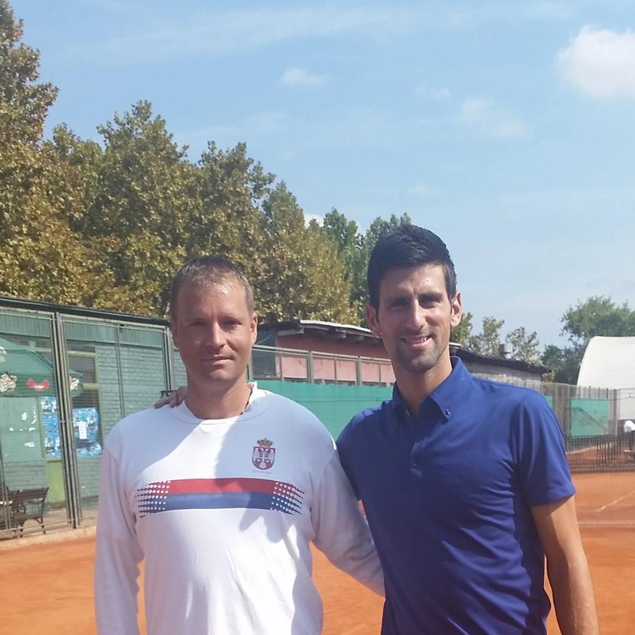 Relja Čakan i Novak Đoković